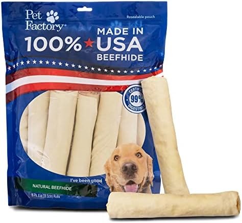 Pet Factory Rawhide Rolls